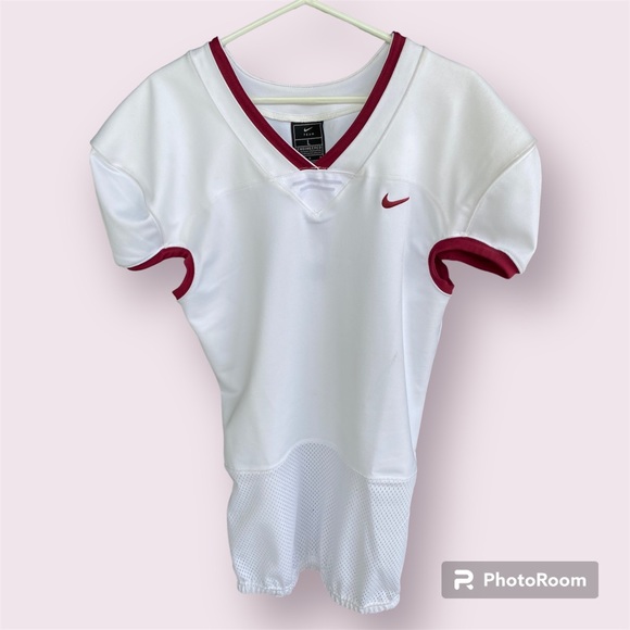 Nike Other - Nike Vapor Untouchable Football Jersey Men's Size Large White Maroon